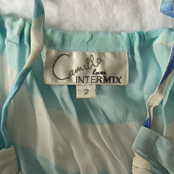 Camilla Franks x Intermix Atlantis Waves Silk Maxi Dress - Picture 4 of 6